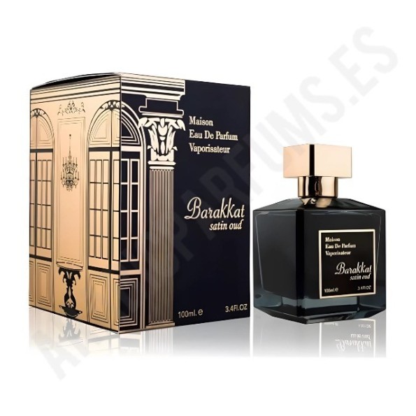 Barakkat Satin Oud  - Fragancia Unisex Inspirada en Oud Satin MooD