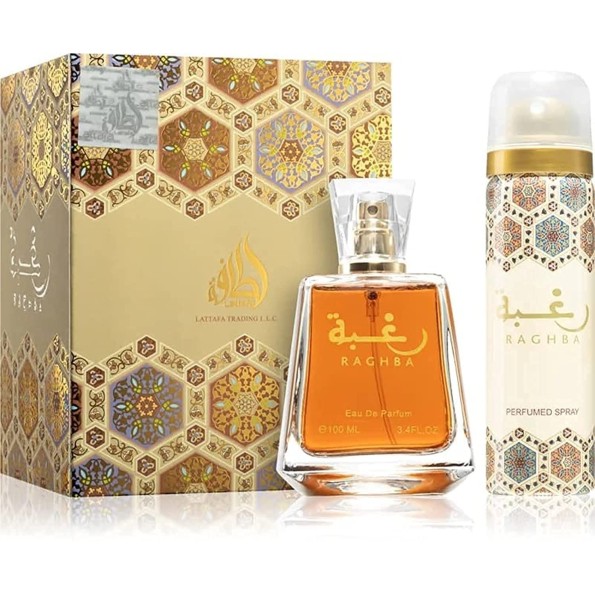 Raghba Lattafa 100ml + Deo 50ml