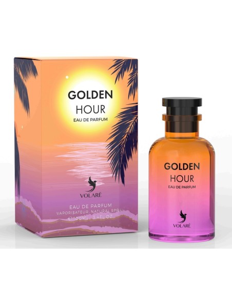 Golden Hour Volare 100ml - Perfume Unisex con Notas Cálidas y Frescas