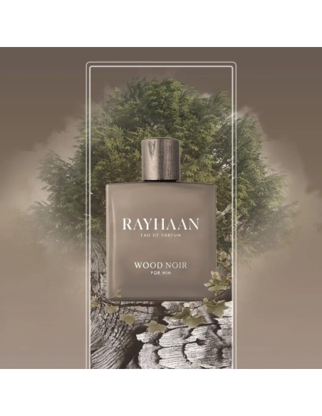 Wood Noir Rayhaan 100ml | Perfume Masculino Amaderado y Sofisticado