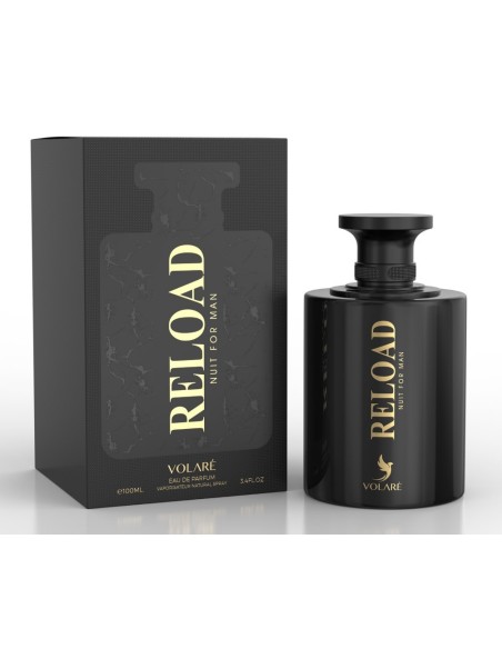 Reload Nuit Volare 100ml – Perfume Masculino de Elegancia Nocturna