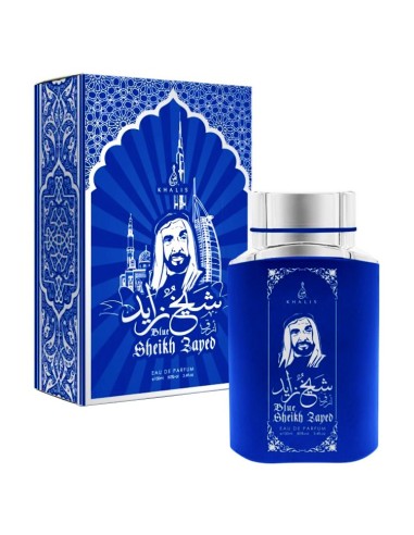 SHEIKH ZAYED BLUE by Khalis – Perfume Unisex Condimentado y Fresco