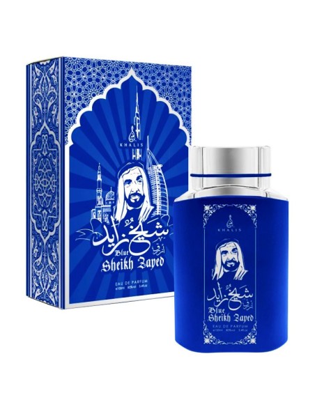 SHEIKH ZAYED BLUE by Khalis – Perfume Unisex Condimentado y Fresco