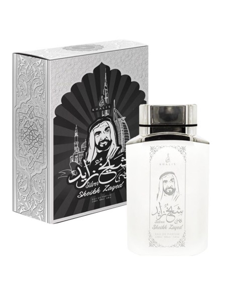 SHEIKH ZAYED SILVER by Khalis – Perfume Unisex Oriental Fresco 100 ml