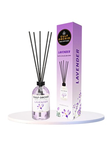 GULF ORCHID Reed Diffuser - Lavender | Aromas Relajantes para Tu Hogar