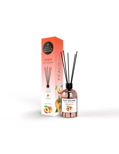 GULF ORCHID Reed Diffuser - Peach | Fragancia Fresca y Sofisticada