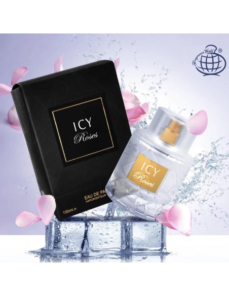 Icy Rose by Fragrance World - Frescura y Elegancia Unisex