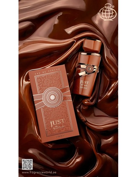 Just Choco Fragrance World | Perfume Gourmand de Vainilla y Chocolate