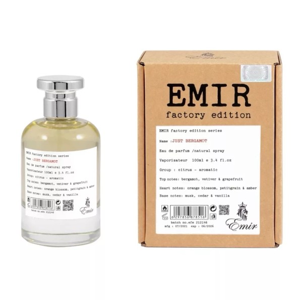 Just Bergamot Factory Edition Emir by Paris Corner